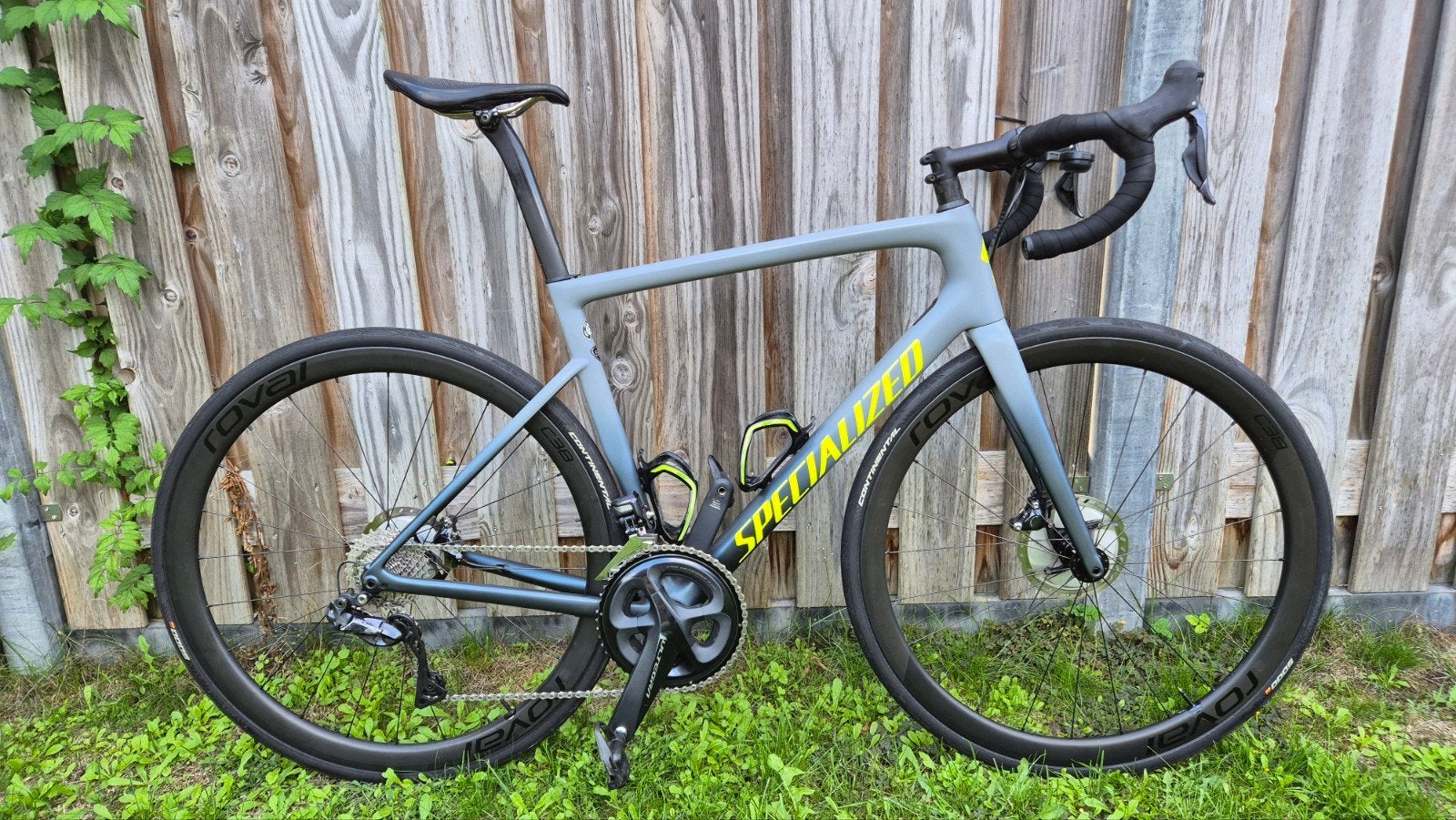 Specialized Tarmac SL6 Ultegra DI2 - Roval C38 - Maat 56, Carbon, Meer dan 20 versnellingen, Schijfrem, 53 tot 57 cm