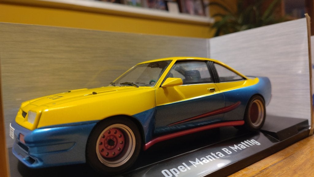 Opel Manta B Mattig - 1976 - 1:18, Ophalen of Verzenden, Nieuw, Auto, Overige merken