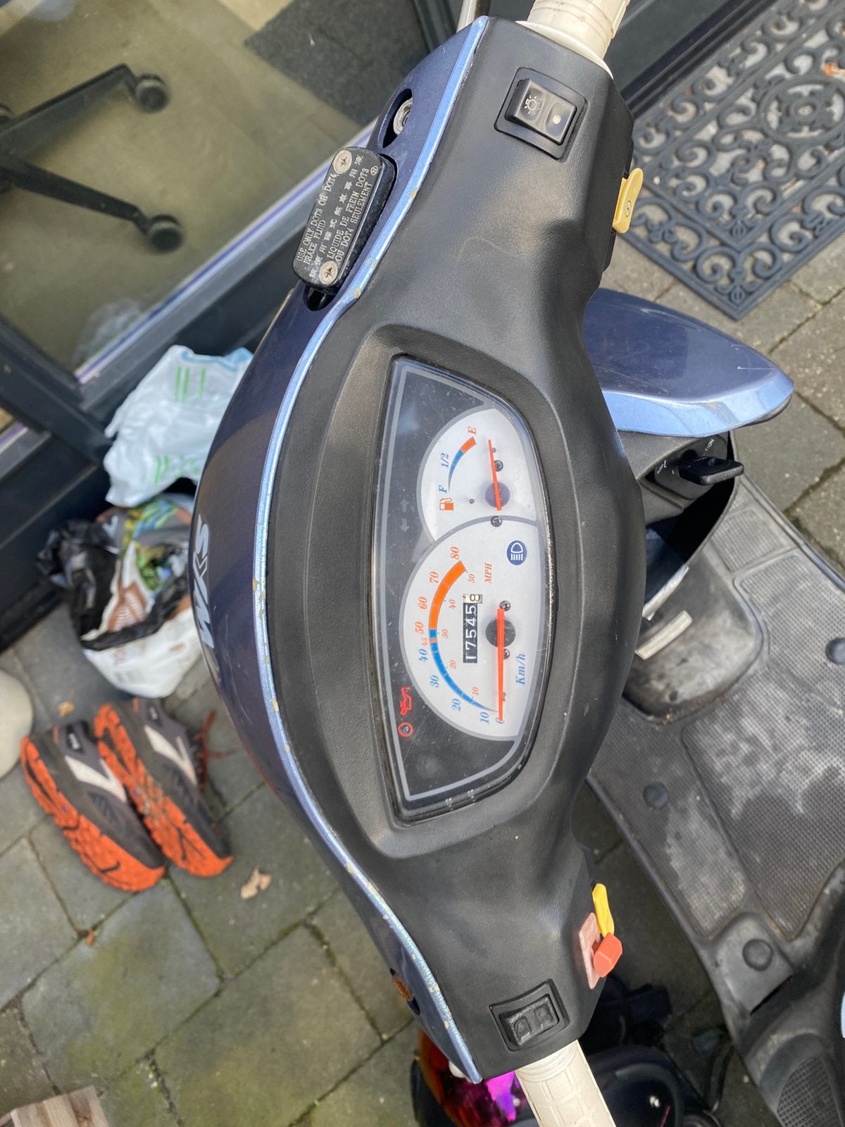 Blauw kenteken Sym DD - Loopt 60/65 km/u, Fietsen en Brommers, Scooters | SYM, Ophalen, Tweetakt, Gebruikt, Overige modellen