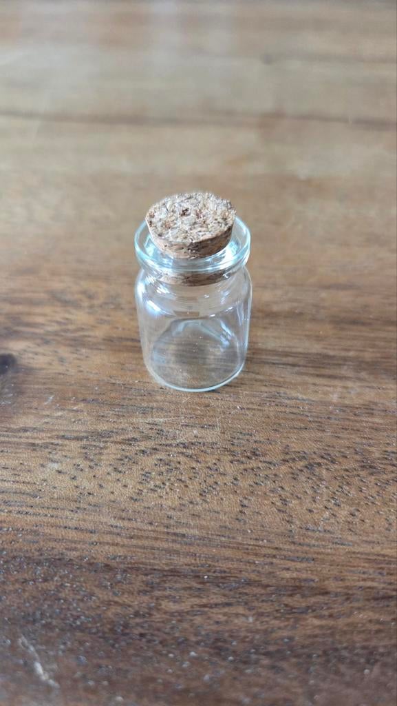 Glazen mini flesjes met kurk (240 st), Ophalen of Verzenden, Versiering, Geboorte of Huwelijk