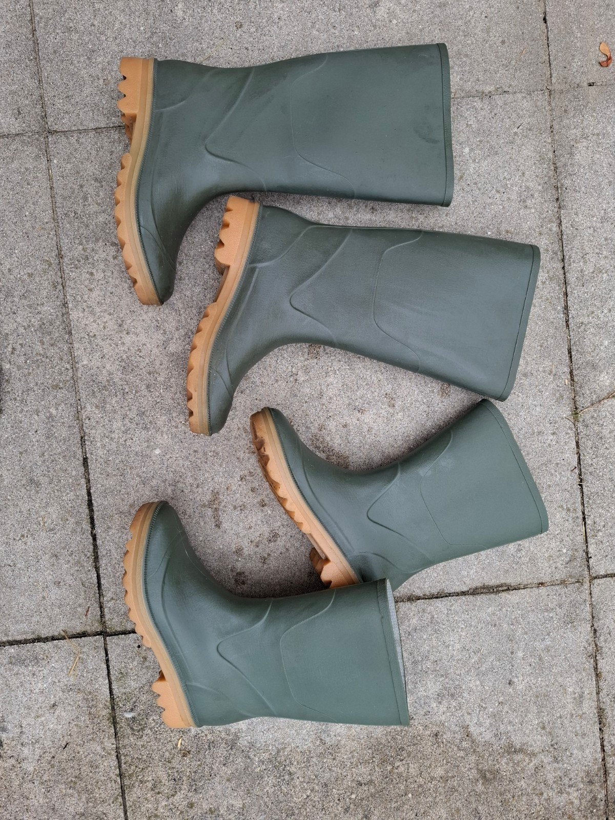 Twee paar regenlaarzen (40 & 41), Ophalen of Verzenden, Groen, Regenlaarzen, Zo goed als nieuw