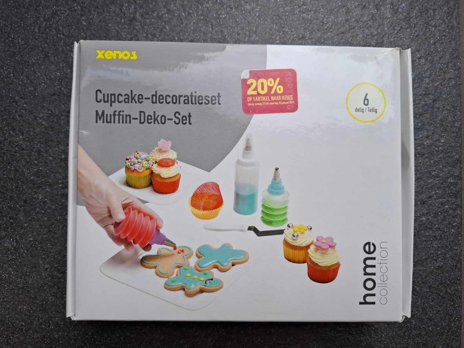 Xenos Cupcake Decoratieset - 6-delig voor Thuisbakkers, Ophalen of Verzenden, Cupcakes