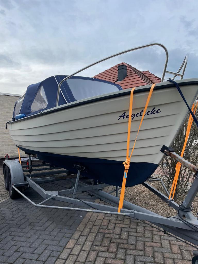 Sloep - Polar 22 - 6.75m - Volvo Penta MD11C - 23 pk, Watersport en Boten, Motorboten en Motorjachten, Ophalen, Zo goed als nieuw