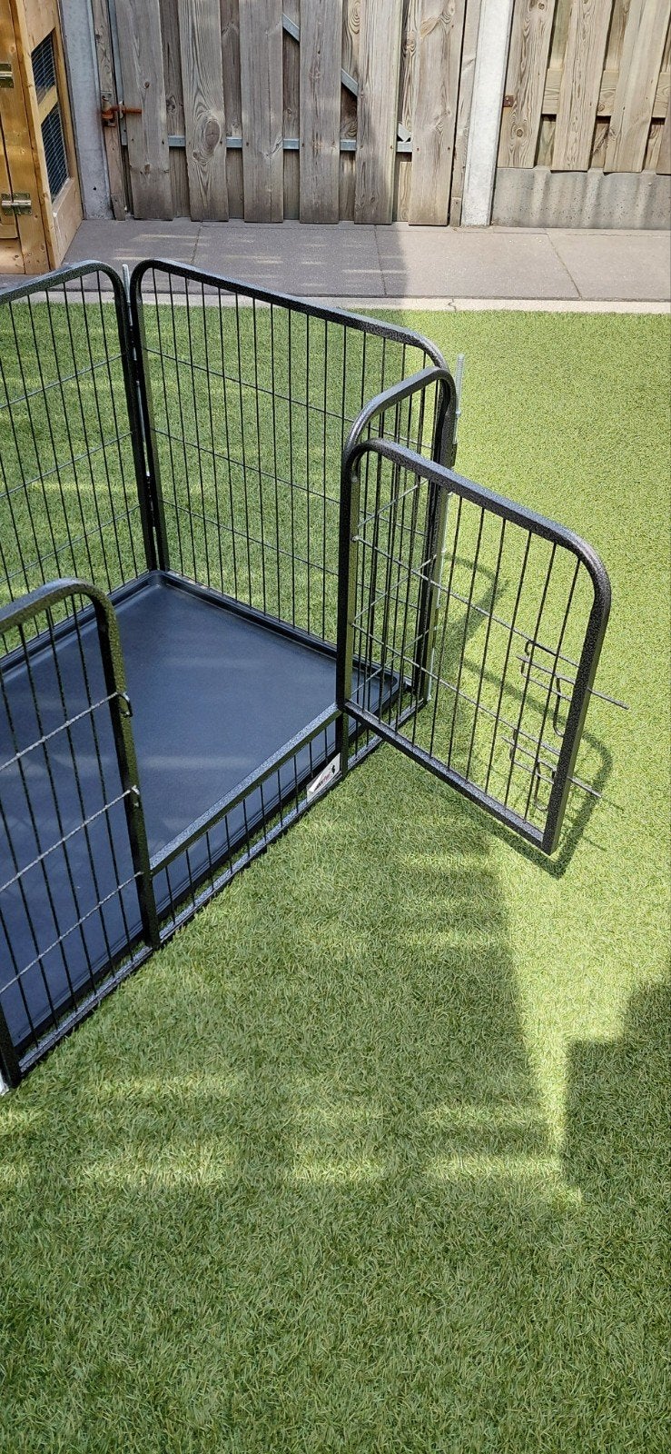 puppyren honden bench, Ophalen