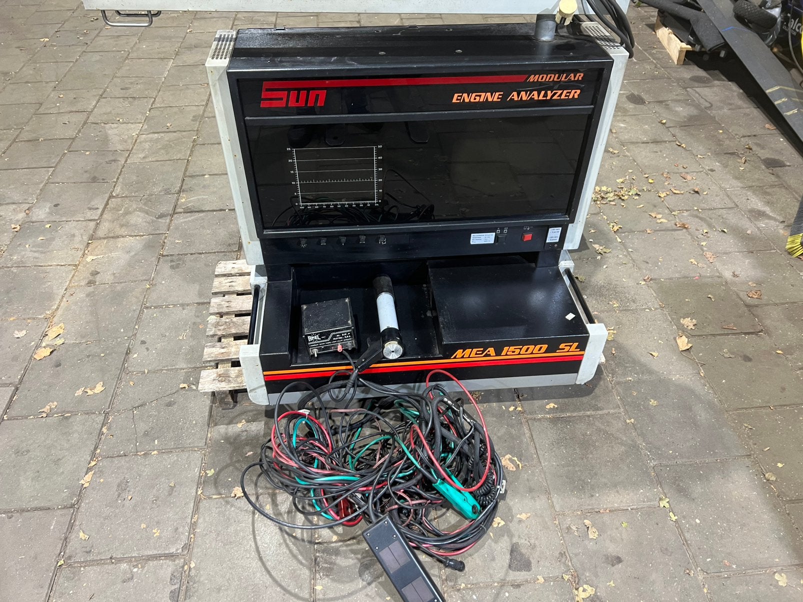 Sun modular MEA 1500 SL auto uitlees apparaat engineanalyser, Auto diversen, Autogereedschap, Ophalen, Zo goed als nieuw