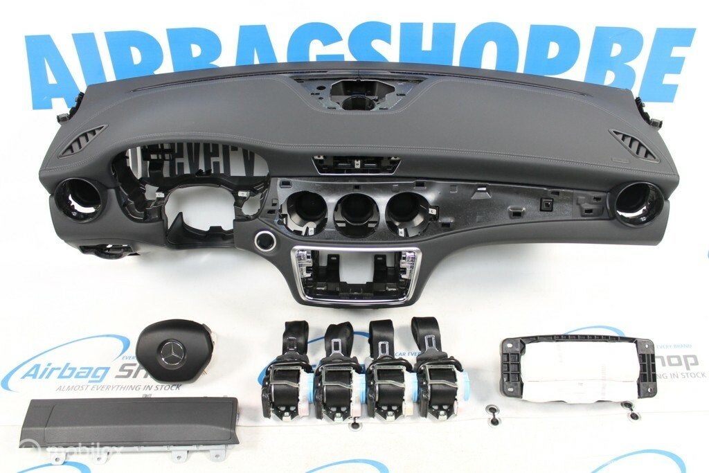 Airbag set - Dashboard grijs leder Mercedes CLA Klasse C117