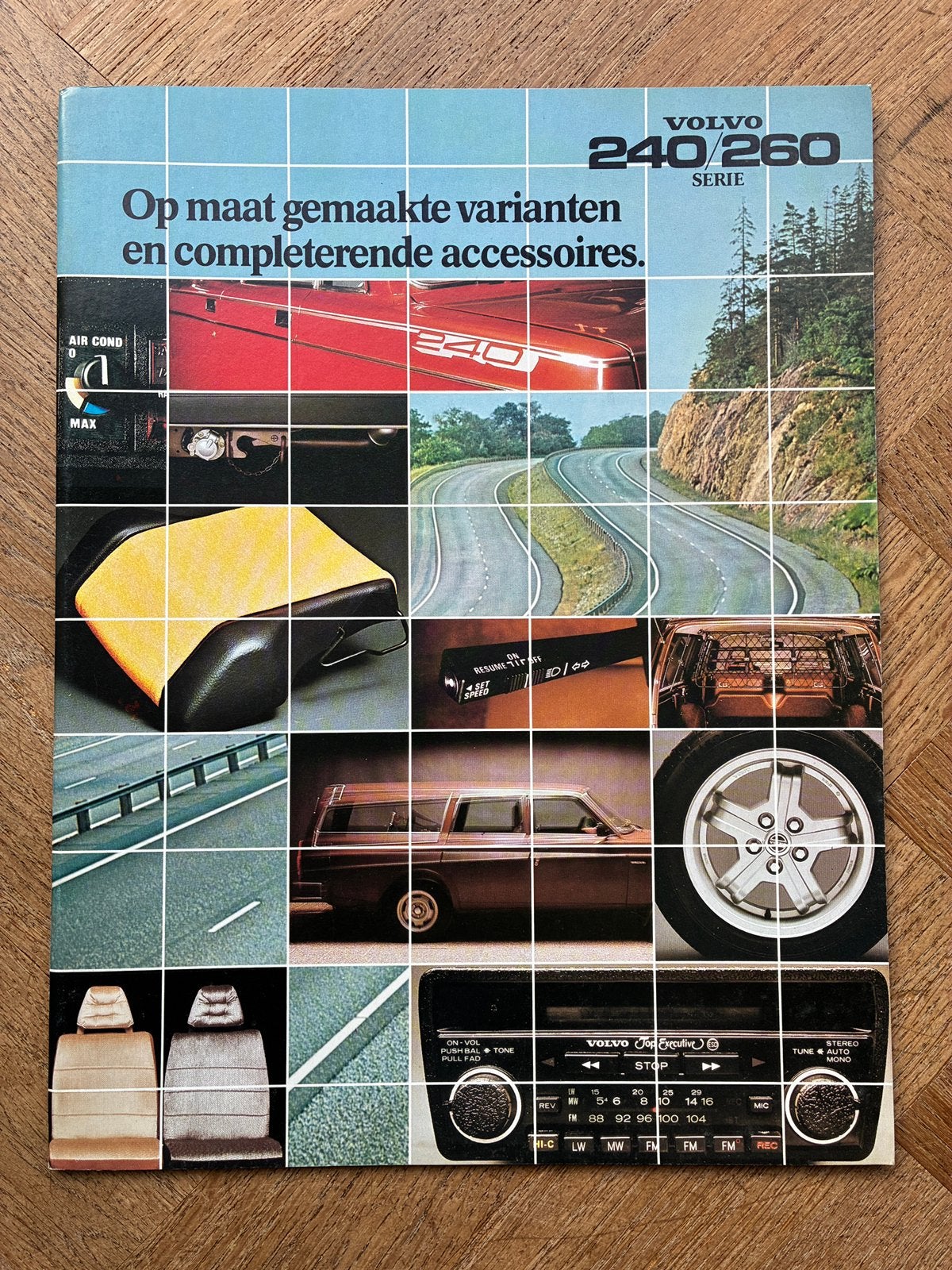 Volvo 240 / 260 accessoires brochure 1979, Verzenden, Zo goed als nieuw, Volvo
