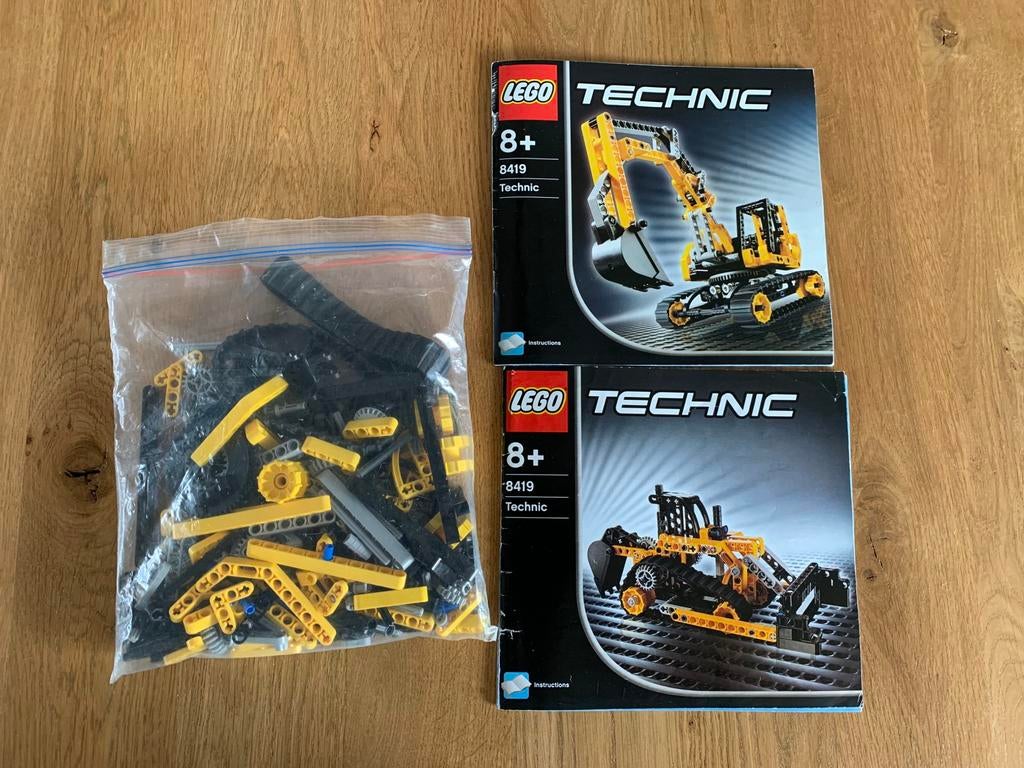 Lego Technic 8419 Graafmachine, Kinderen en Baby's, Speelgoed | Duplo en Lego, Ophalen of Verzenden, Gebruikt, Complete set, Lego