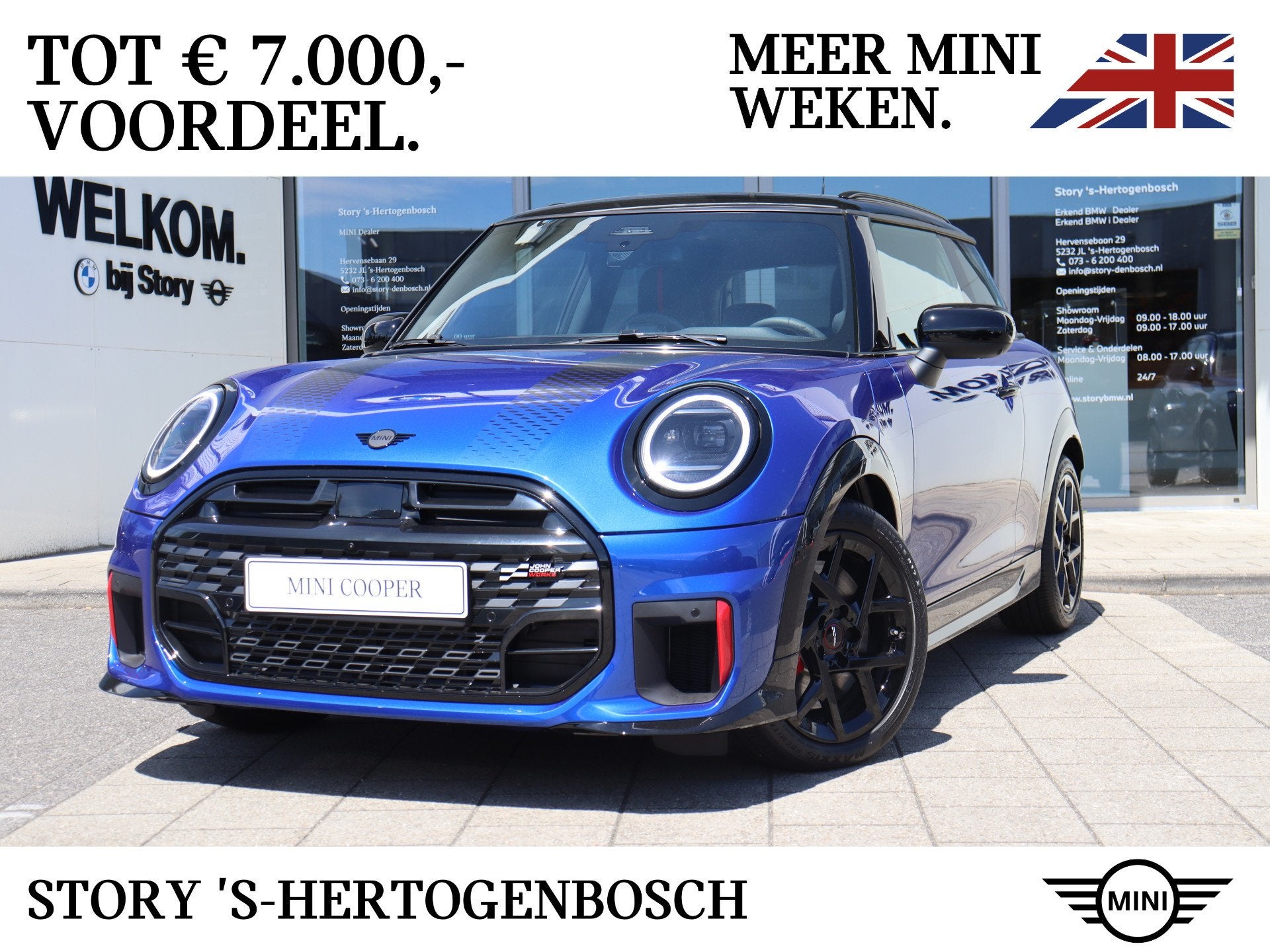 MINI Hatchback John Cooper Works / Pakket XL / 17" JCW Sprin