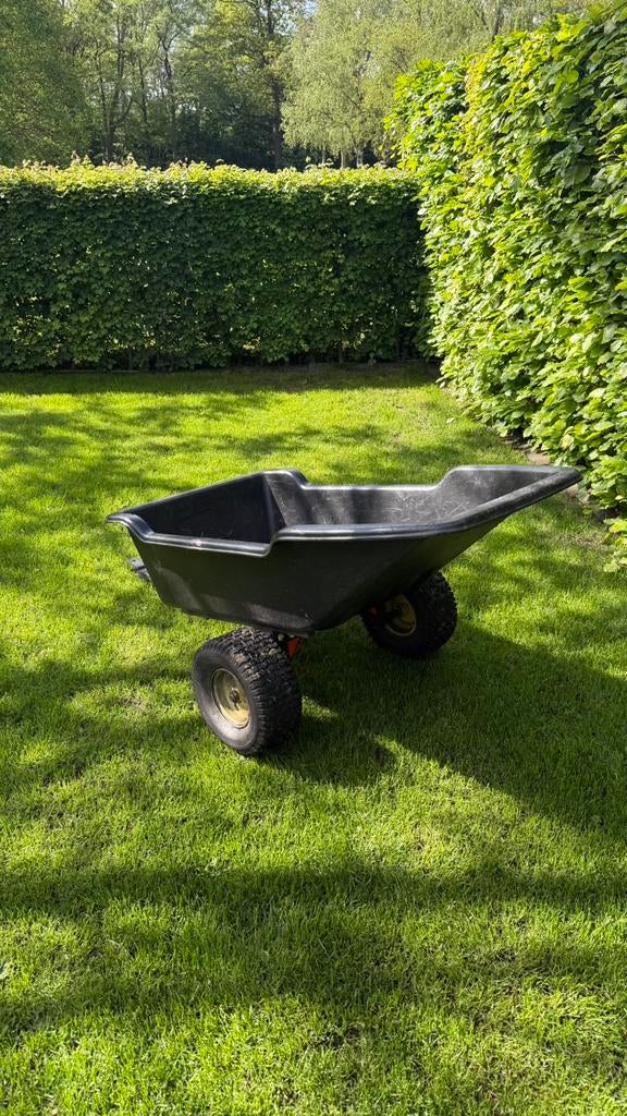 Polar trailer voor grasmaaier, Ophalen