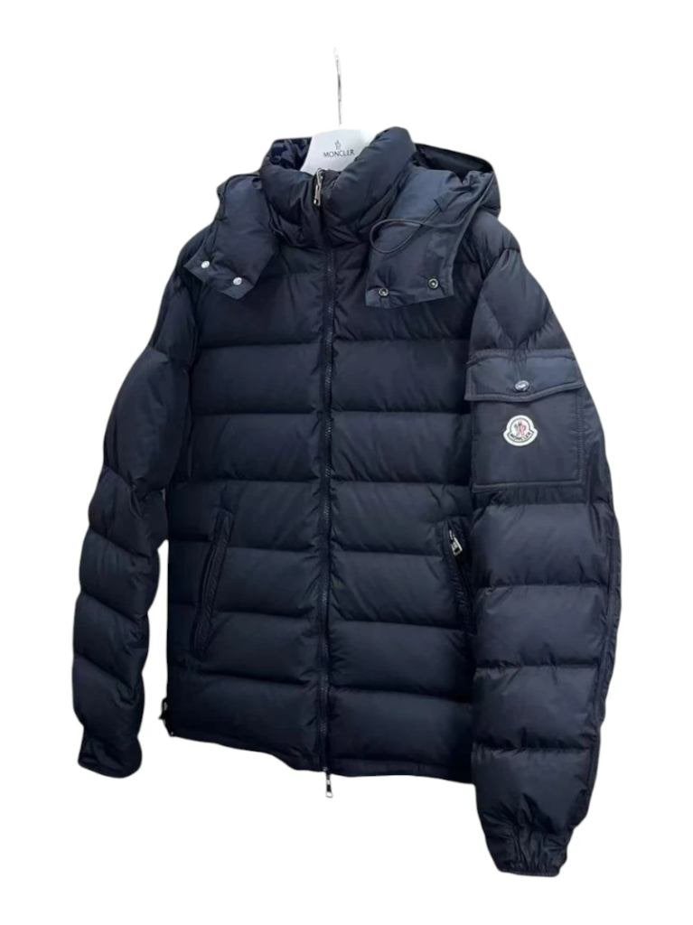 Moncler Savoie Reversible Down Jacket navy Maat S M, Kleding | Heren, Ophalen of Verzenden, Nieuw, Overige maten, Blauw