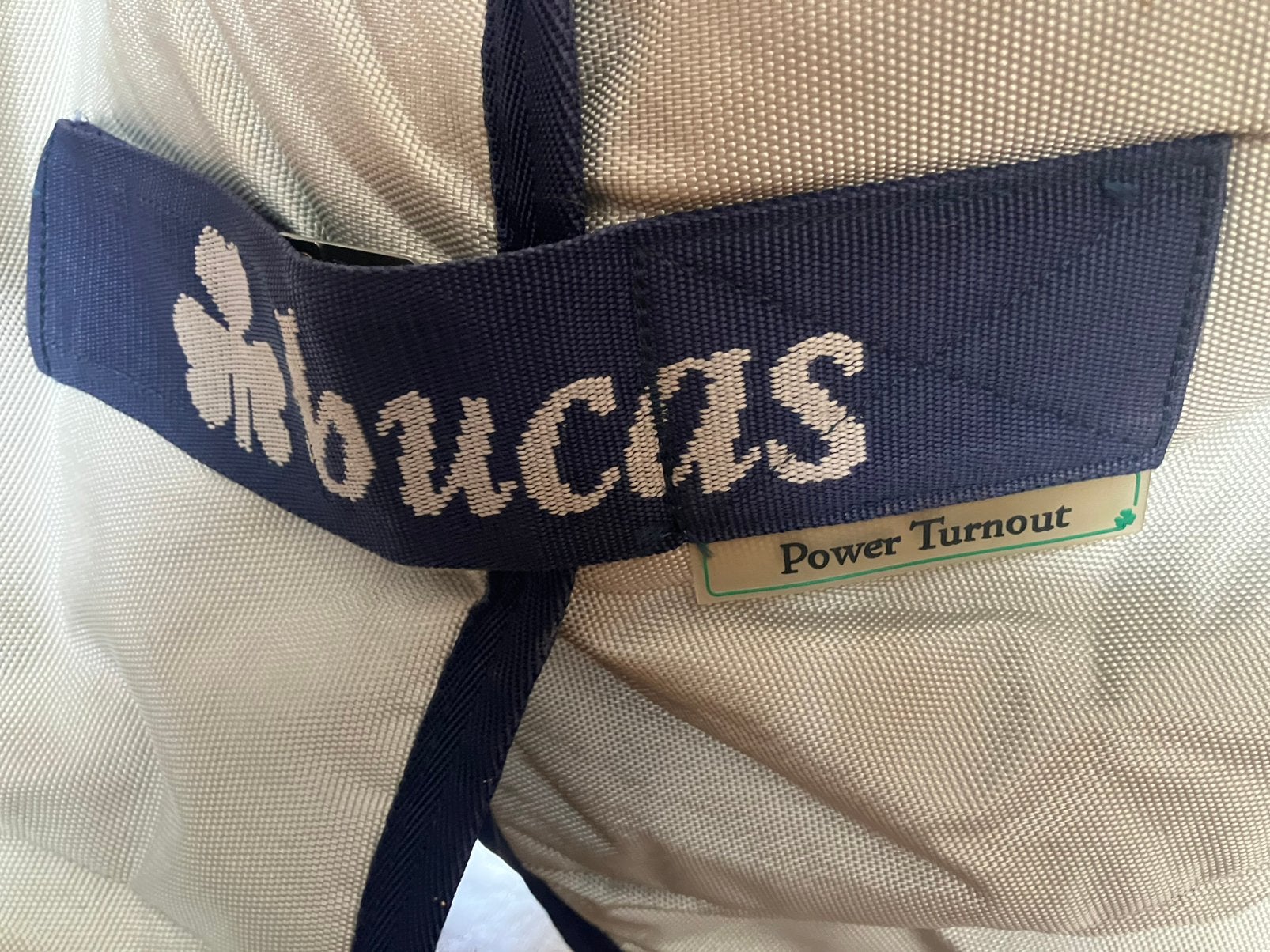 Bucas Power Turnout, Kruissingels, Zo goed als nieuw, Zilver, Deken
