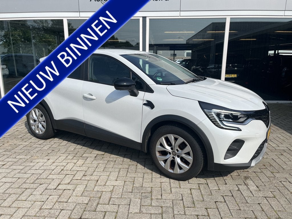 Renault Captur 1.0 TCe 90 Business Zen carplay / Cruise / tr, Auto's, Renault, Voorwielaandrijving, Gebruikt, Euro 6, Wit
