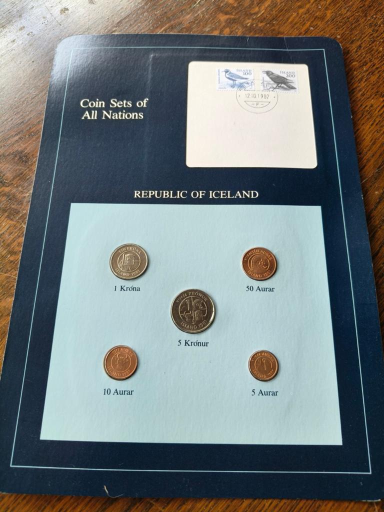 IJslandse muntenset - Republic of Iceland (1987), Ophalen of Verzenden, Buitenland, Munten