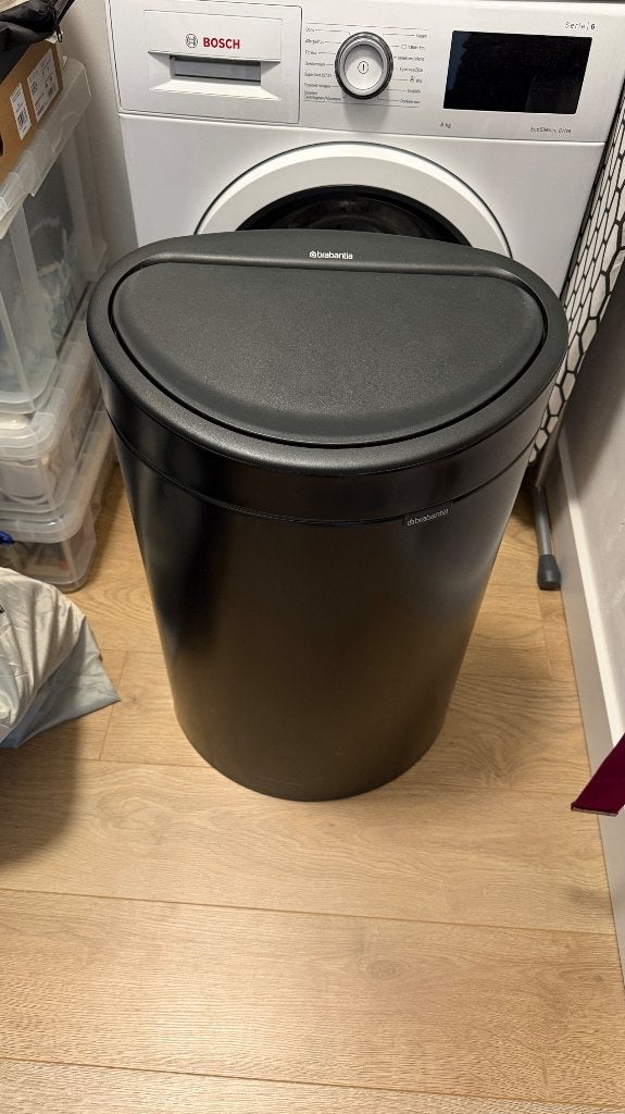 Brabantia trash / recycling bin, 40 liter of meer, Ophalen, Zo goed als nieuw, Rvs