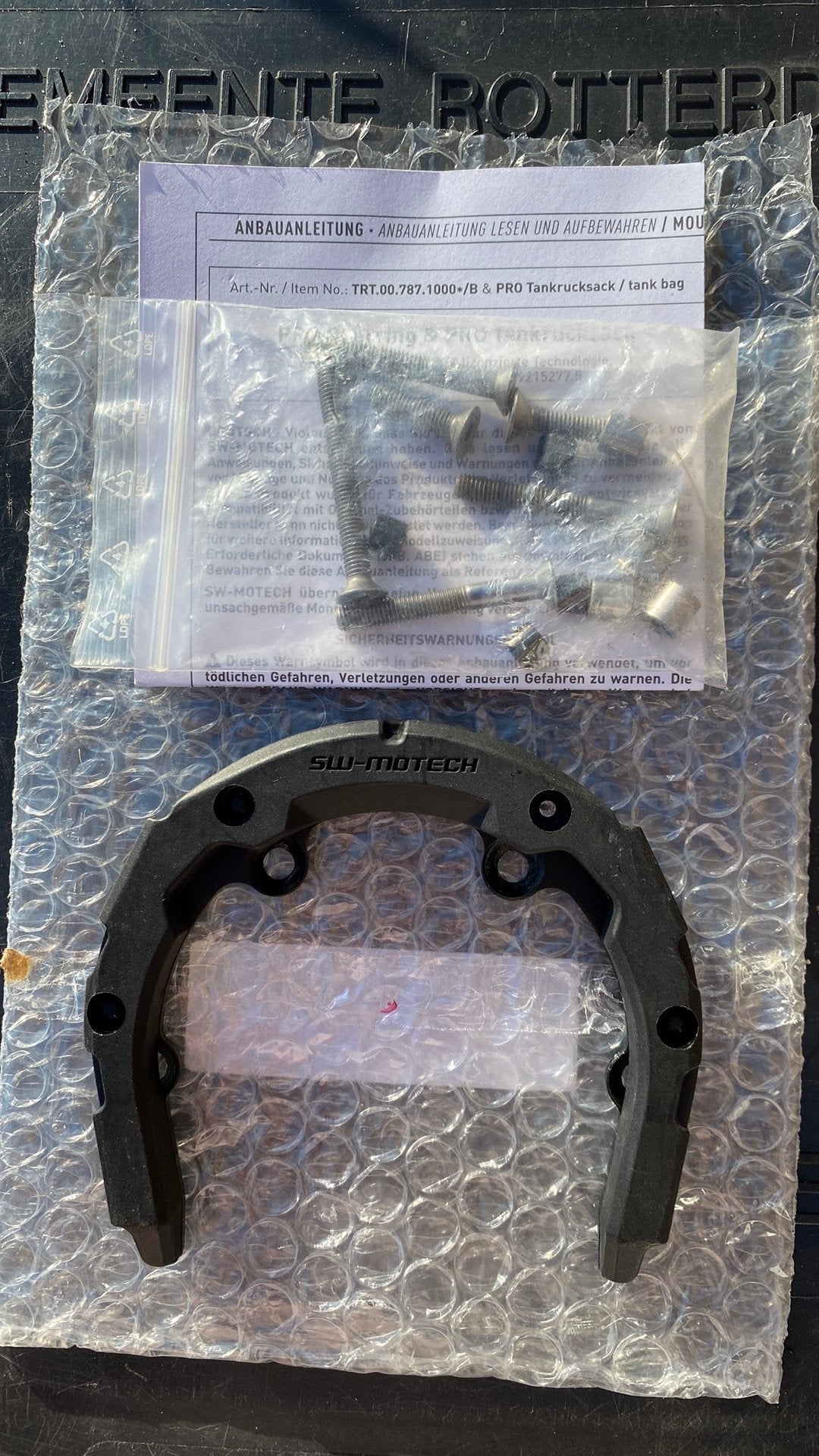 Sw motech pro ring, Ophalen, Gebruikt