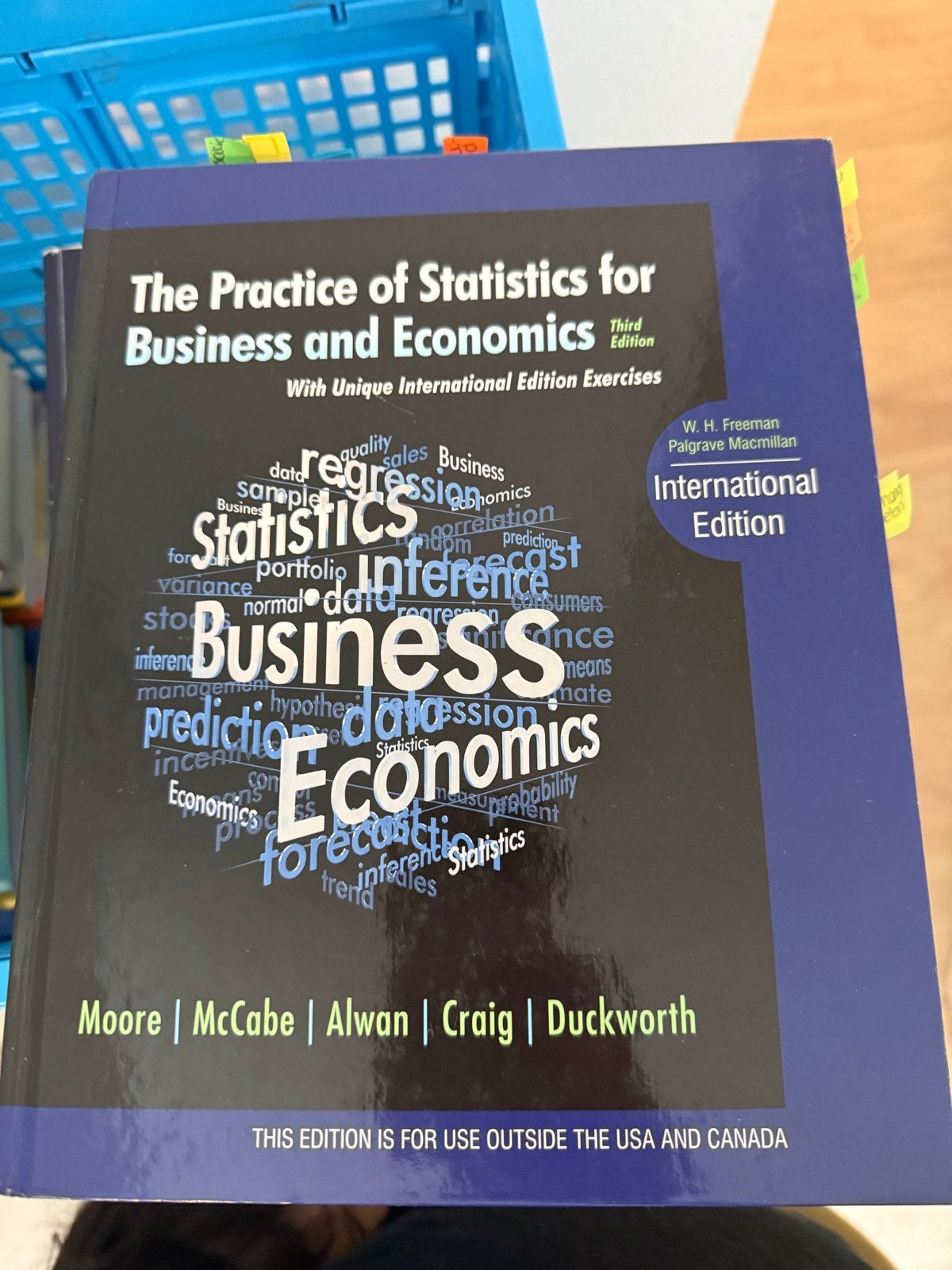 The Practice of Statistics for Business and Economics, Ophalen of Verzenden, Gamma, Zo goed als nieuw, HBO