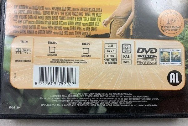 The Second Jungle Book Mowgli & Baloo DVD Regio 2, Verzenden, Alle leeftijden, Inclusief doosje, Duits