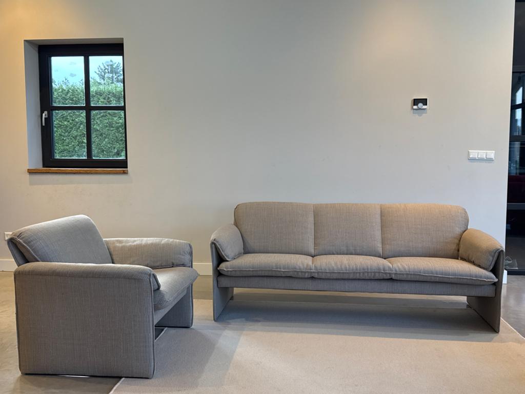 Leolux  Bora Bora bank en fauteuil - 195cm breed, Huis en Inrichting, Banken | Bankstellen, 150 tot 200 cm, Driepersoons, 75 tot 100 cm