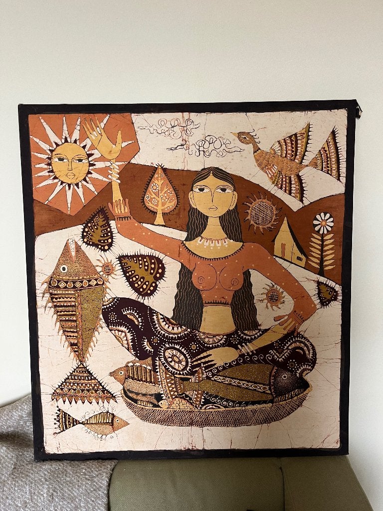 Schilderij, Ophalen, Handgeschilderd, Doek