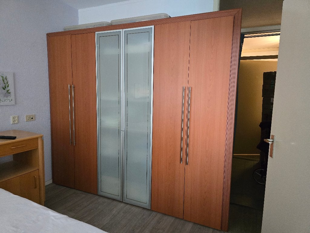 kledingkast 6-deurs, Huis en Inrichting, Kasten | Kledingkasten, Ophalen, Gebruikt, 200 cm of meer, 200 cm of meer