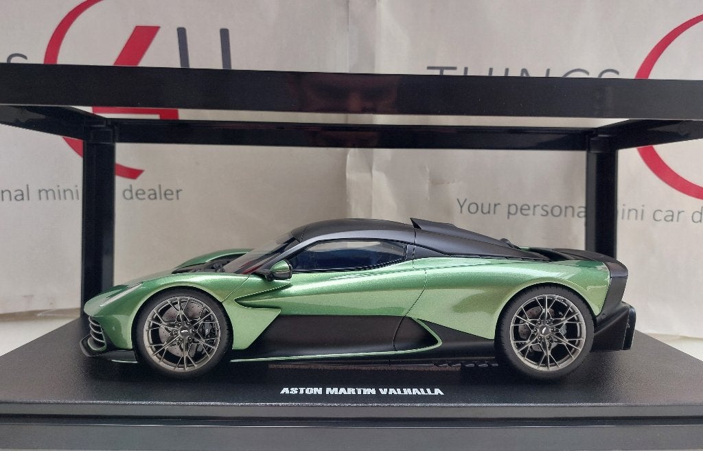 GT Spirit 1:18 Aston Martin Valhalla 2025 groen metallic, Ophalen of Verzenden, Nieuw, Auto, Overige merken