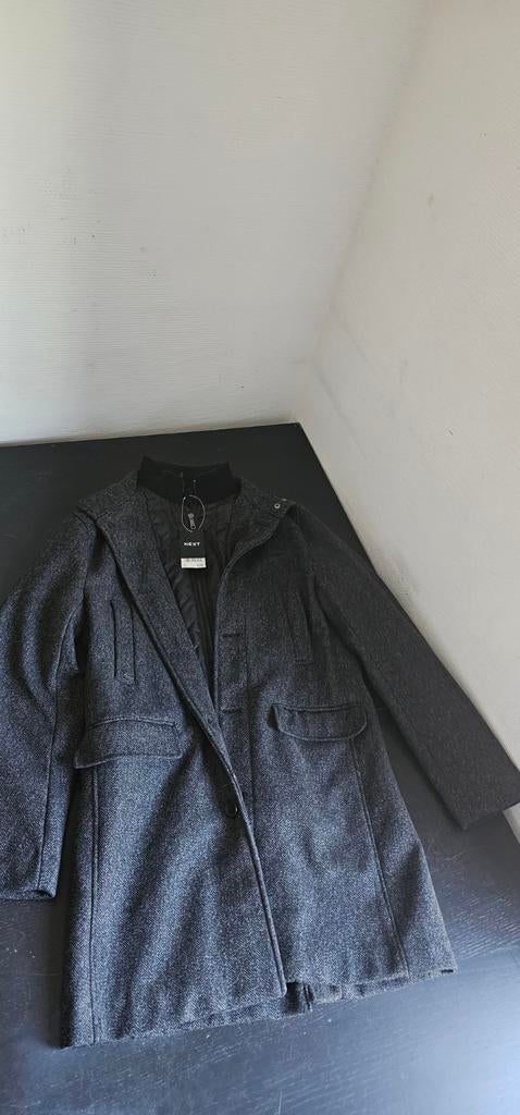Nieuwe Next Herenjas maat M, Next, Maat 48/50 (M), Zwart, Nieuw