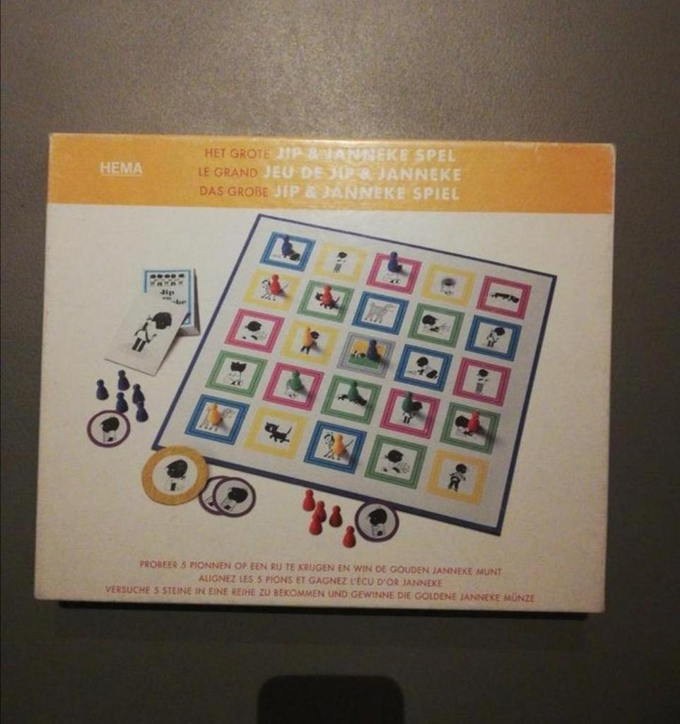 Het grote jip en janneke spel, bordspel, Een of twee spelers, Ophalen of Verzenden, Zo goed als nieuw