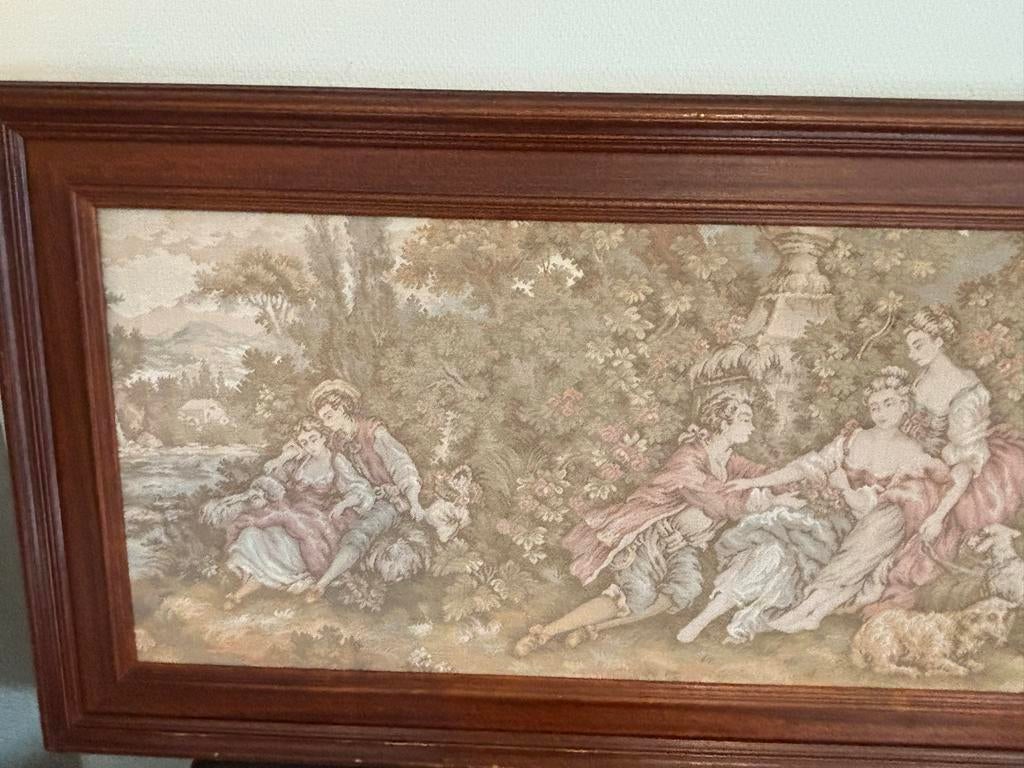Frans Gobelin Wandkleed Romantisch Tafereel, Ophalen of Verzenden