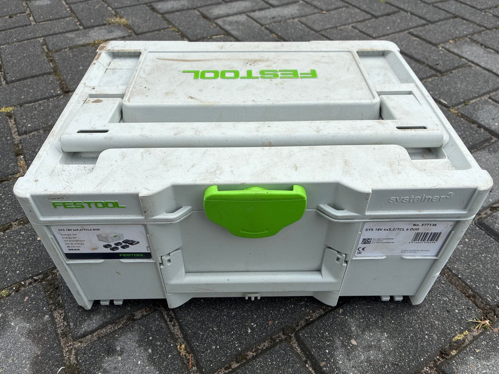 Festool SYS 18V 4x5,2/TCL6 DUO Energie-Set, Ophalen, Gebruikt, Overige typen, Festool