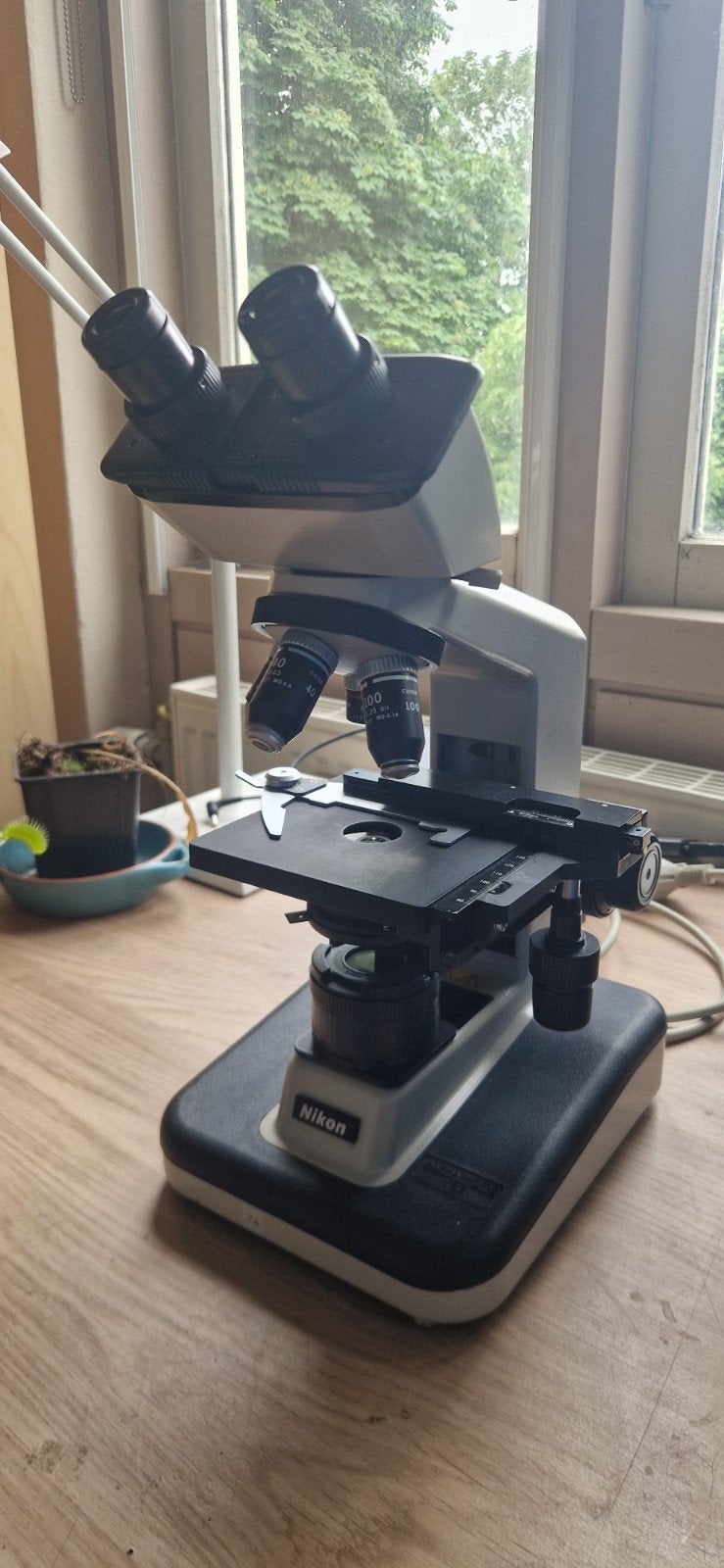 Nikon Alphashot-2 YS2 microscoop, Audio, Tv en Foto, Optische apparatuur | Microscopen, Ophalen of Verzenden