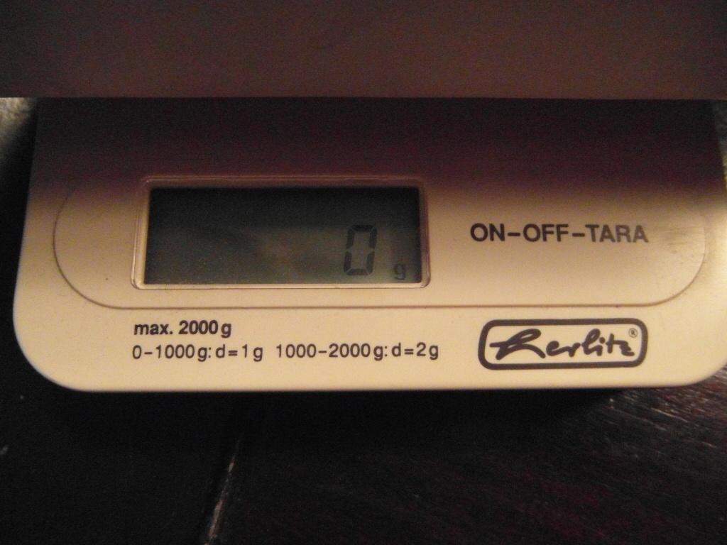 post  weegschaal Herlitz tot 2 kilo, Minder dan 10 kg, Ophalen of Verzenden, Personenweegschaal, Digitaal