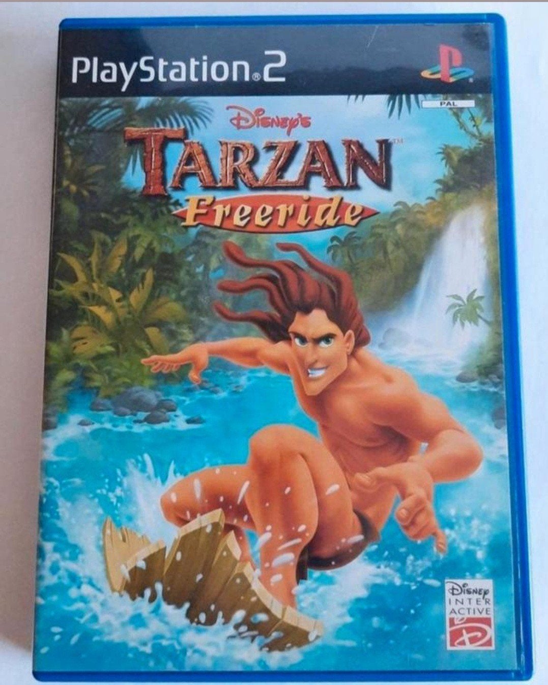 Disney Tarzan Freeride PS2 spel inclusief boekje, Gebruikt, Overige genres, 1 speler, Ophalen of Verzenden