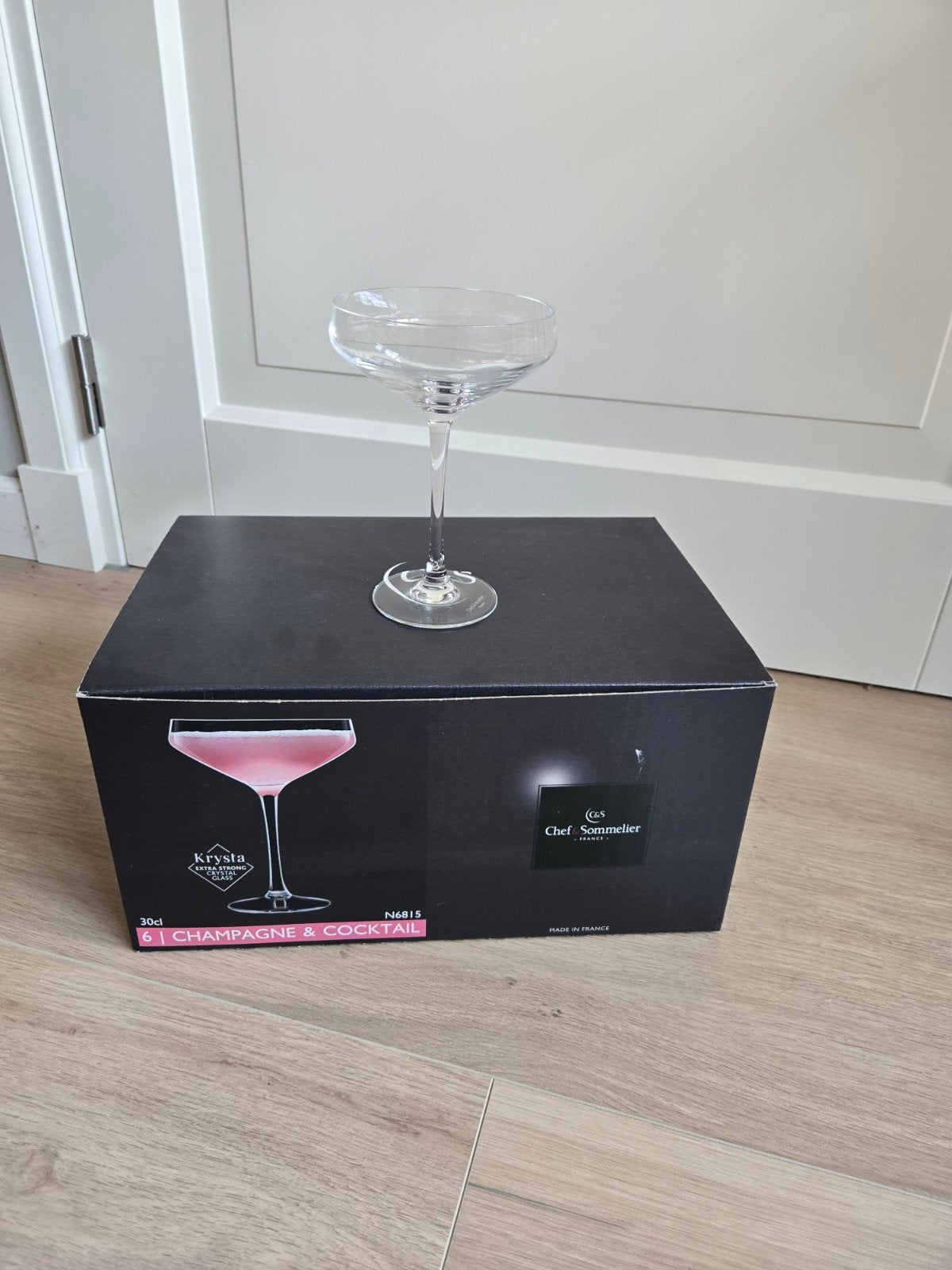 Chef & Sommelier Krysta Champagne & Cocktail glas (6 stuks), Ophalen, Nieuw, Overige merken, Glas