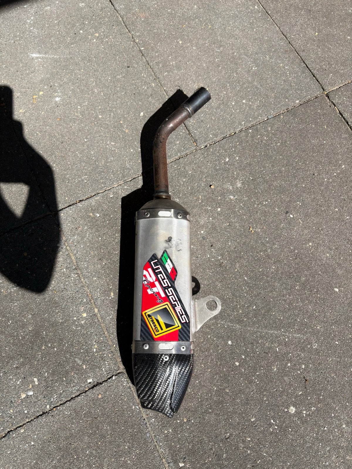 Uitlaatdemper crossmotor fresco, Ophalen of Verzenden, Gebruikt