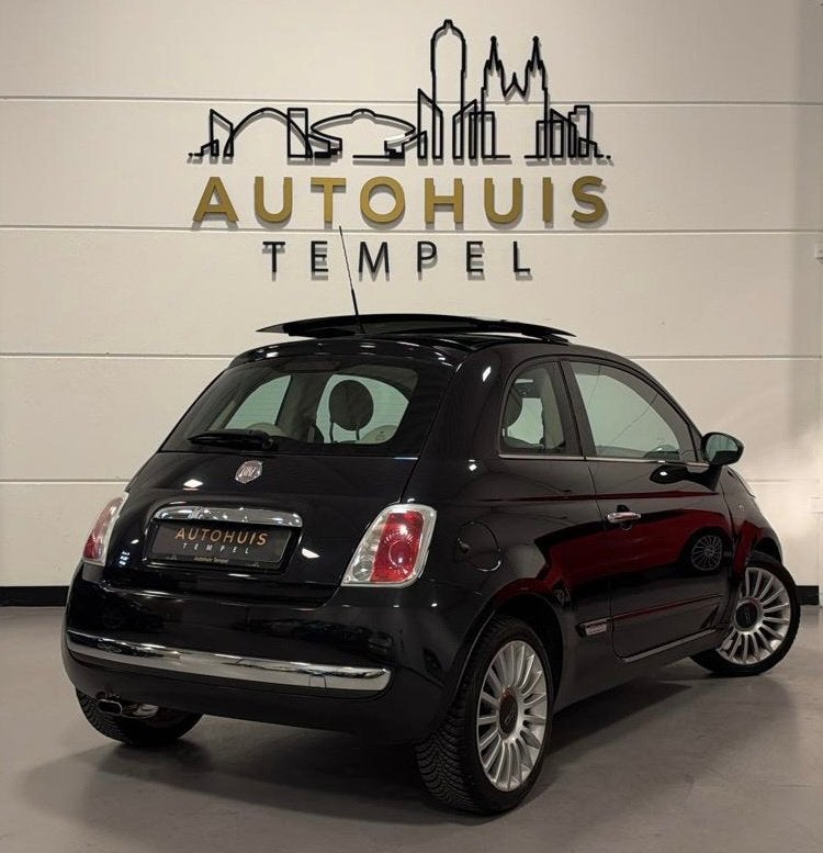 Fiat 500 1.2 Lounge Nap Automaat Airco Bluetooth Pano 16 Inc, Auto's, Euro 5, Stof, Gebruikt, 4 cilinders