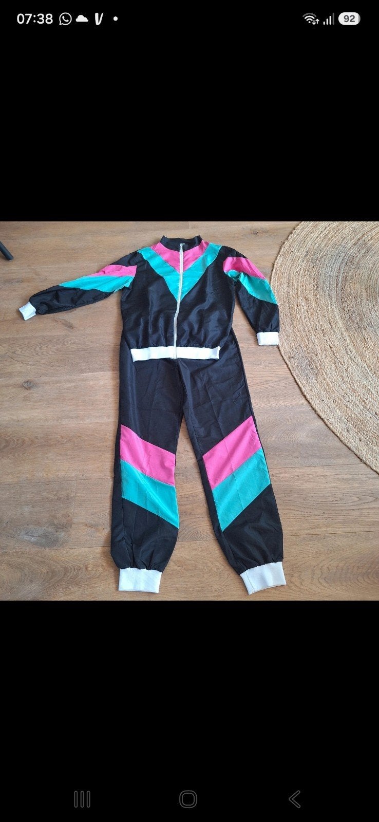 fout trainingspak 80's 90's retro gabber L, Maat 52/54 (L), Ophalen of Verzenden, Kleding, Overige thema's
