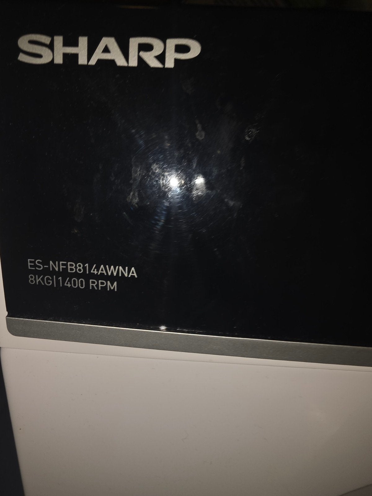 Sharp Wasmachine 8 kg - Zo goed als nieuw, Zwolle ophalen, Ophalen, Zo goed als nieuw, Voorlader
