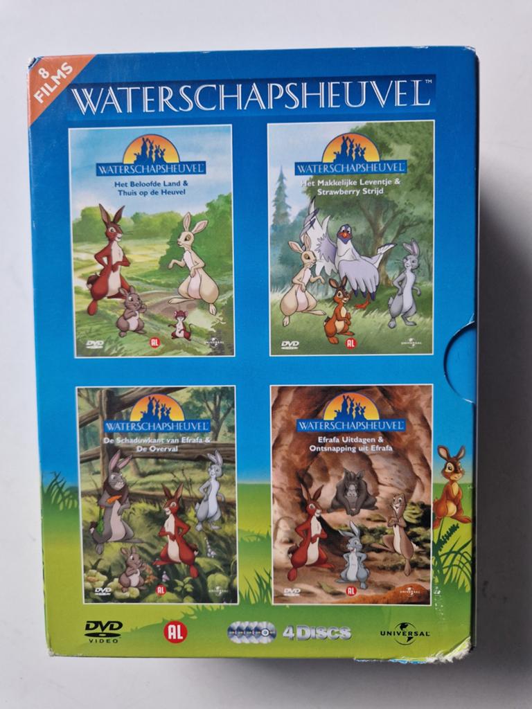 Waterschapsheuvel - 8 Films op 4 Discs DVD Boxset, Avontuur, Gebruikt, Alle leeftijden, Boxset