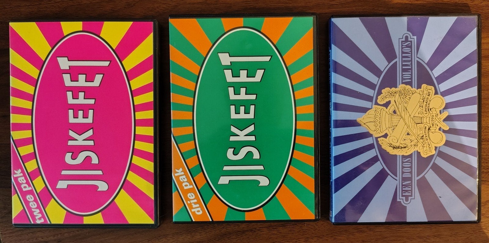 Jiskefet DVD's: Twee Pak, Drie Pak en de Lullo's seizoen '96, Gebruikt, Alle leeftijden, Komedie, Overige seizoenen