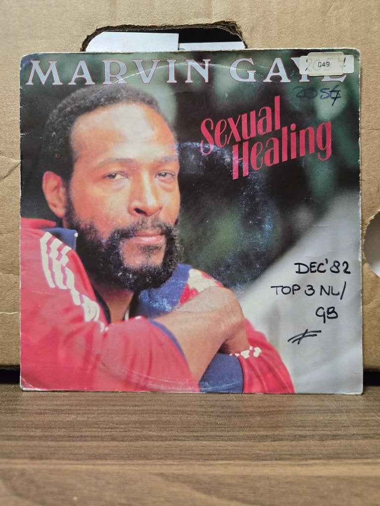 Marvin Gaye - Sexual healing, 7 inch, Ophalen of Verzenden, Zo goed als nieuw, Fotohoes