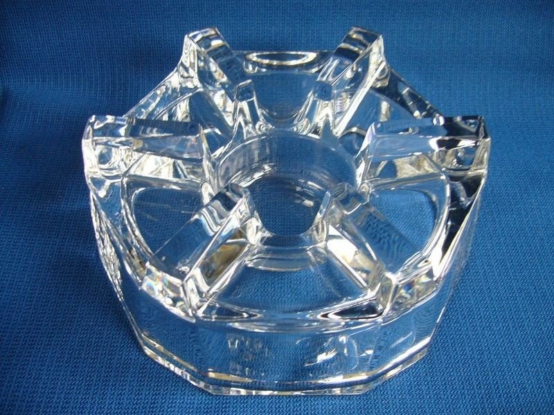 Theelichten / schotelwarmers van kristal splinternieuw, Ophalen of Verzenden, Zo goed als nieuw, Kristal, Overige typen