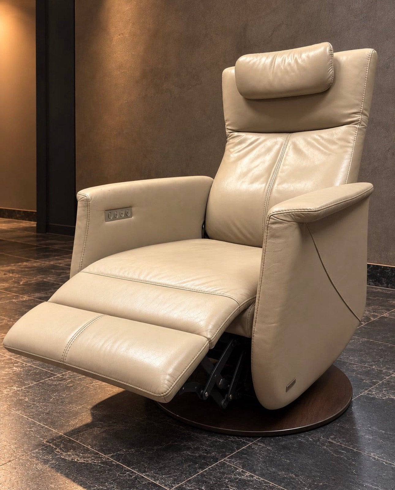 Sta op stoel met Relax Prominent Echt Leder