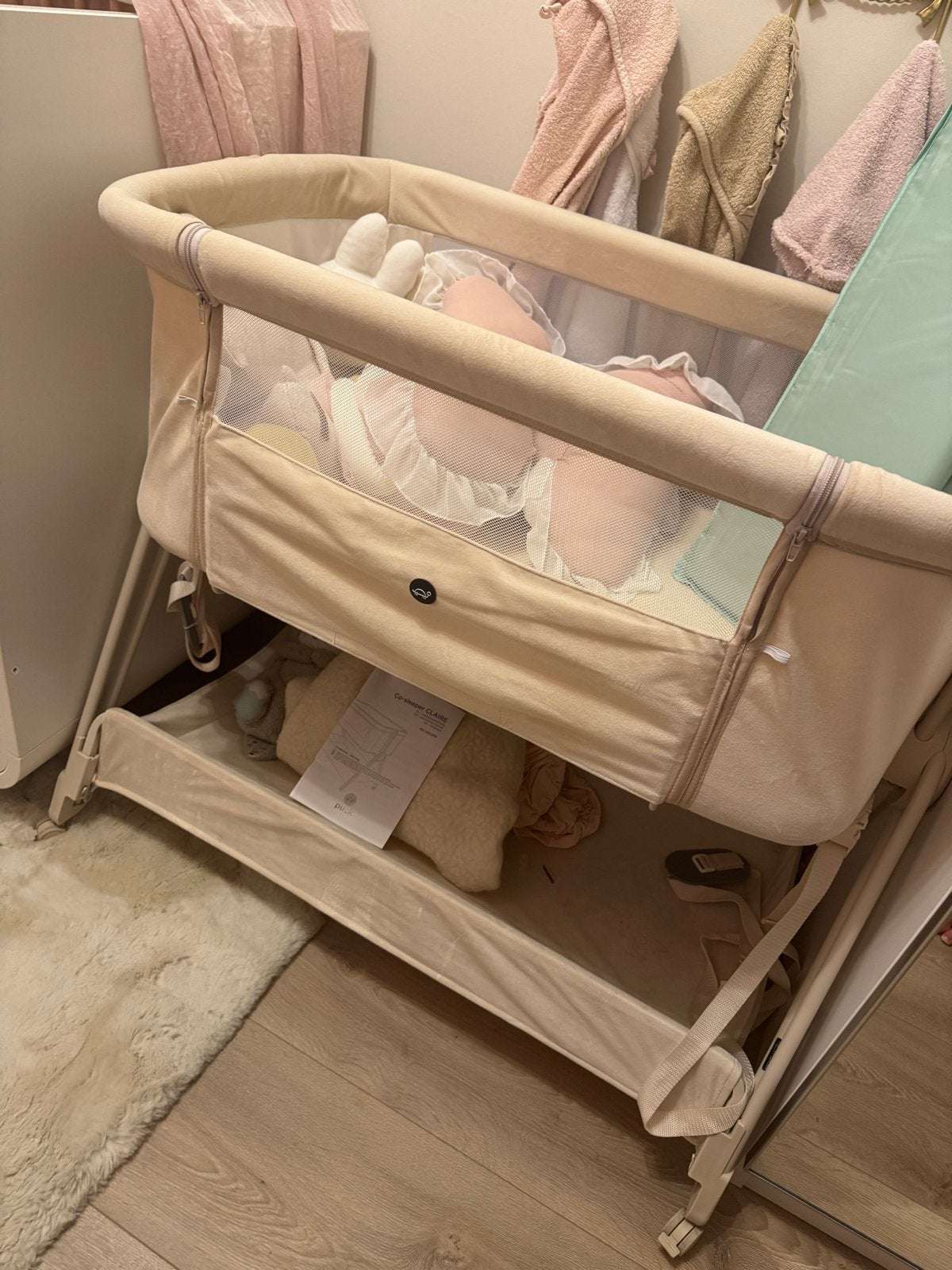 Puck Co-sleeper Claire - Zo goed als nieuw, Ophalen, Zo goed als nieuw, Wieg