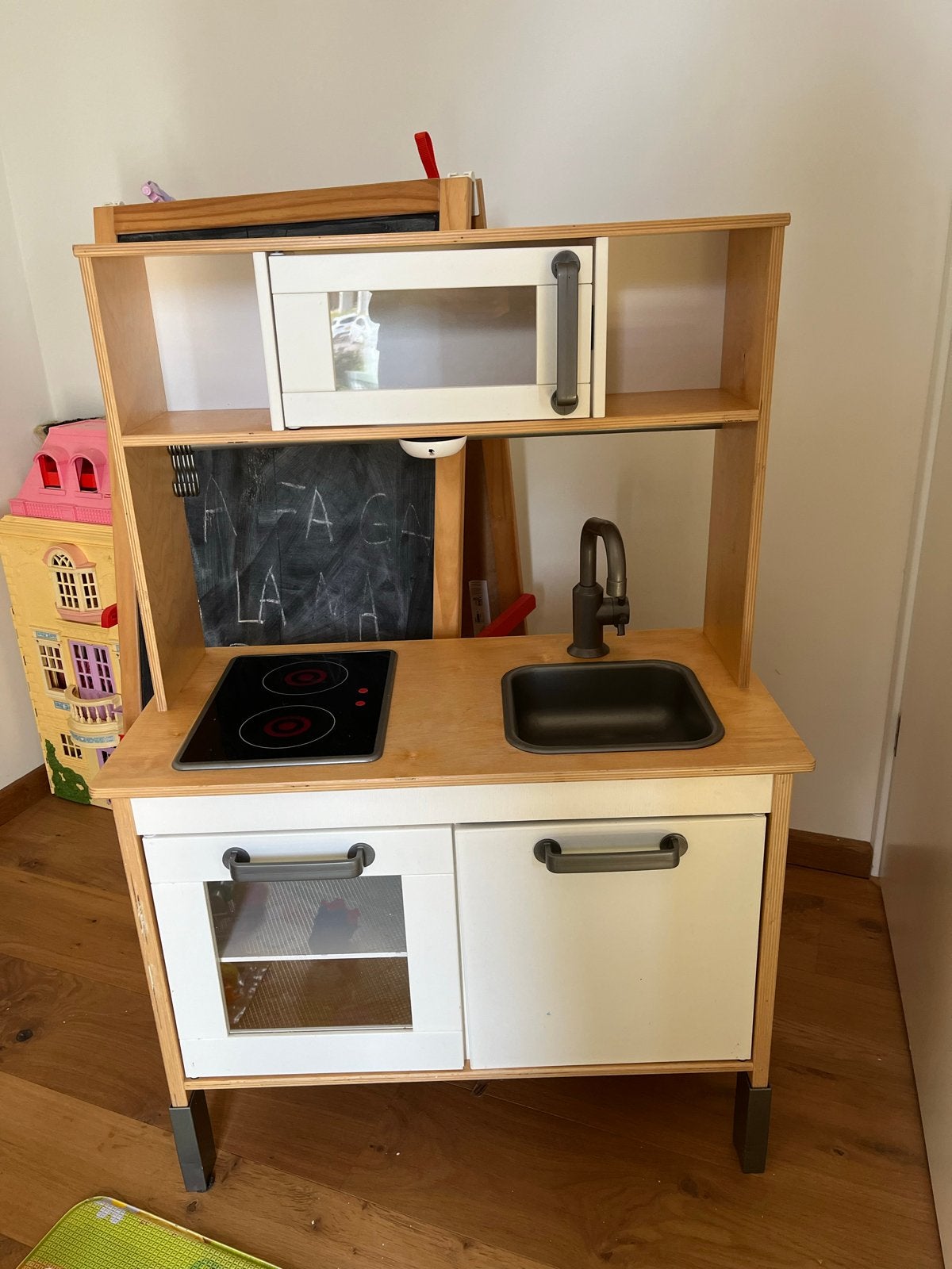 IKEA DUKTIG Speelkeuken - Berken multiplex & wit, Ophalen, Gebruikt, Hout, Speelkeuken