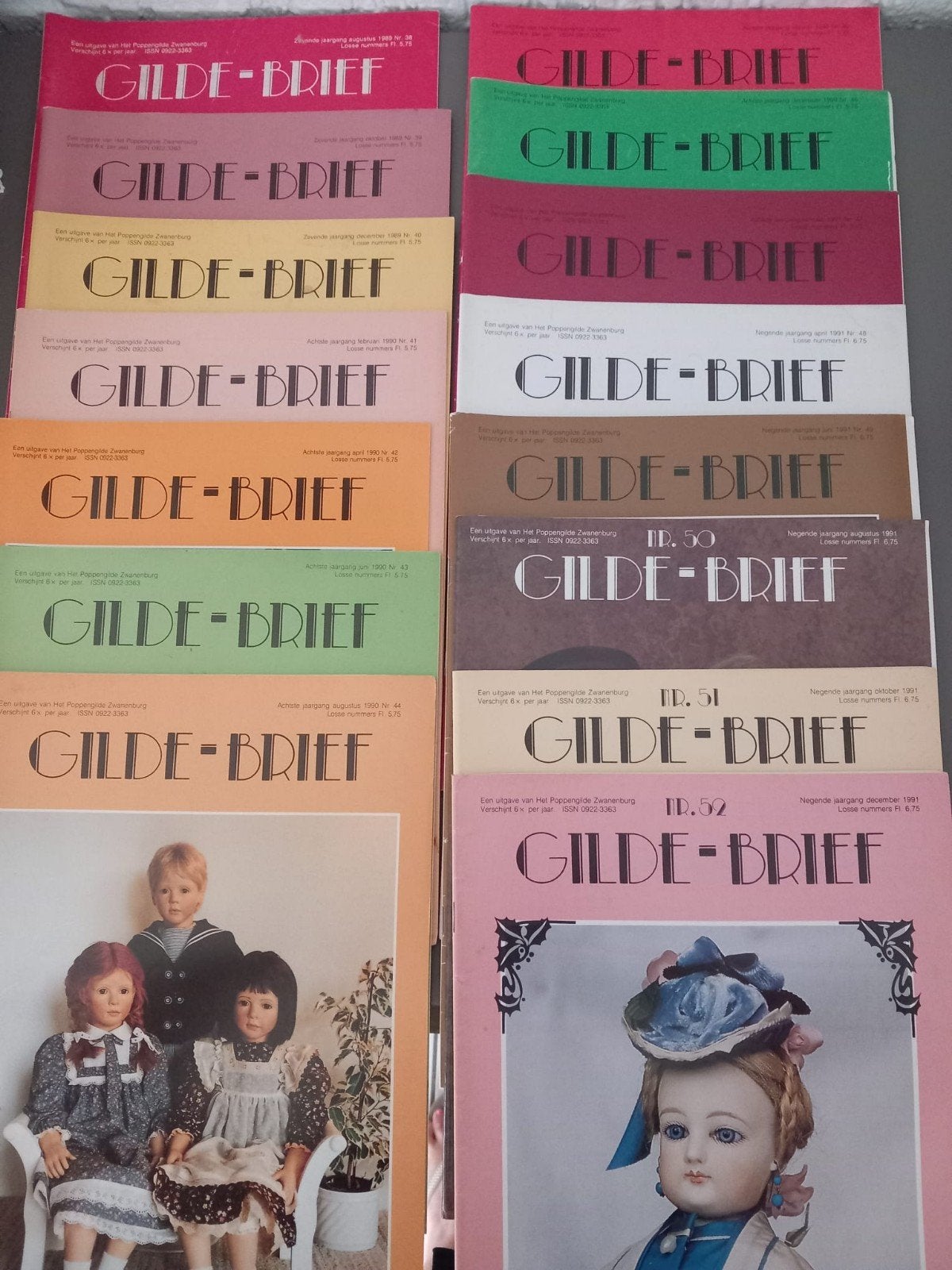 Mooie verzameling van Gildebrief tijdschriften 1989 t/m 1991, Boeken, Tijdschriften en Kranten, Ophalen of Verzenden, Zo goed als nieuw