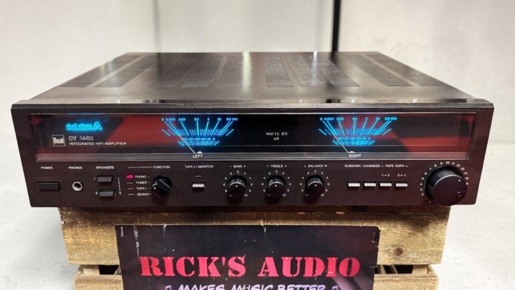 Dual CV1462 | VINTAGE VERSTERKER | MM/MC Phono | 2 x 95 Watt, Overige merken, DUAL CV 1462 CLASS A STEREOVERSTERKER, MADE IN JAPAN