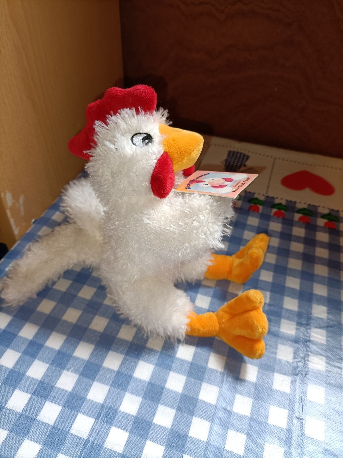 Ricky kip knuffel Anna Club Plush 15 cm met kaartje, Ophalen of Verzenden, Zo goed als nieuw, Overige typen