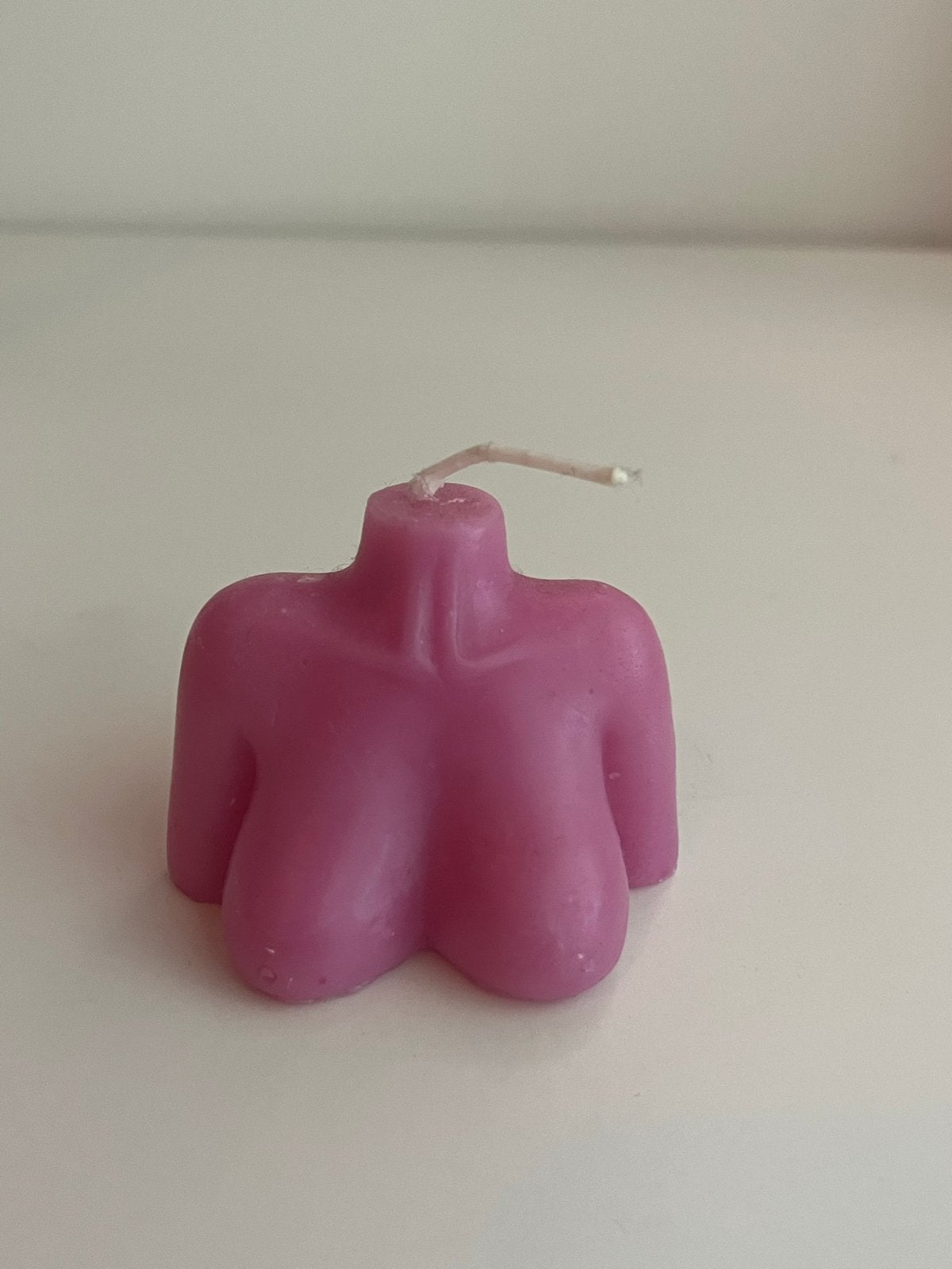 Roze torso kaars - Decoratieve lichaamskaars, Overige materialen, Nieuw, Roze, Ophalen of Verzenden