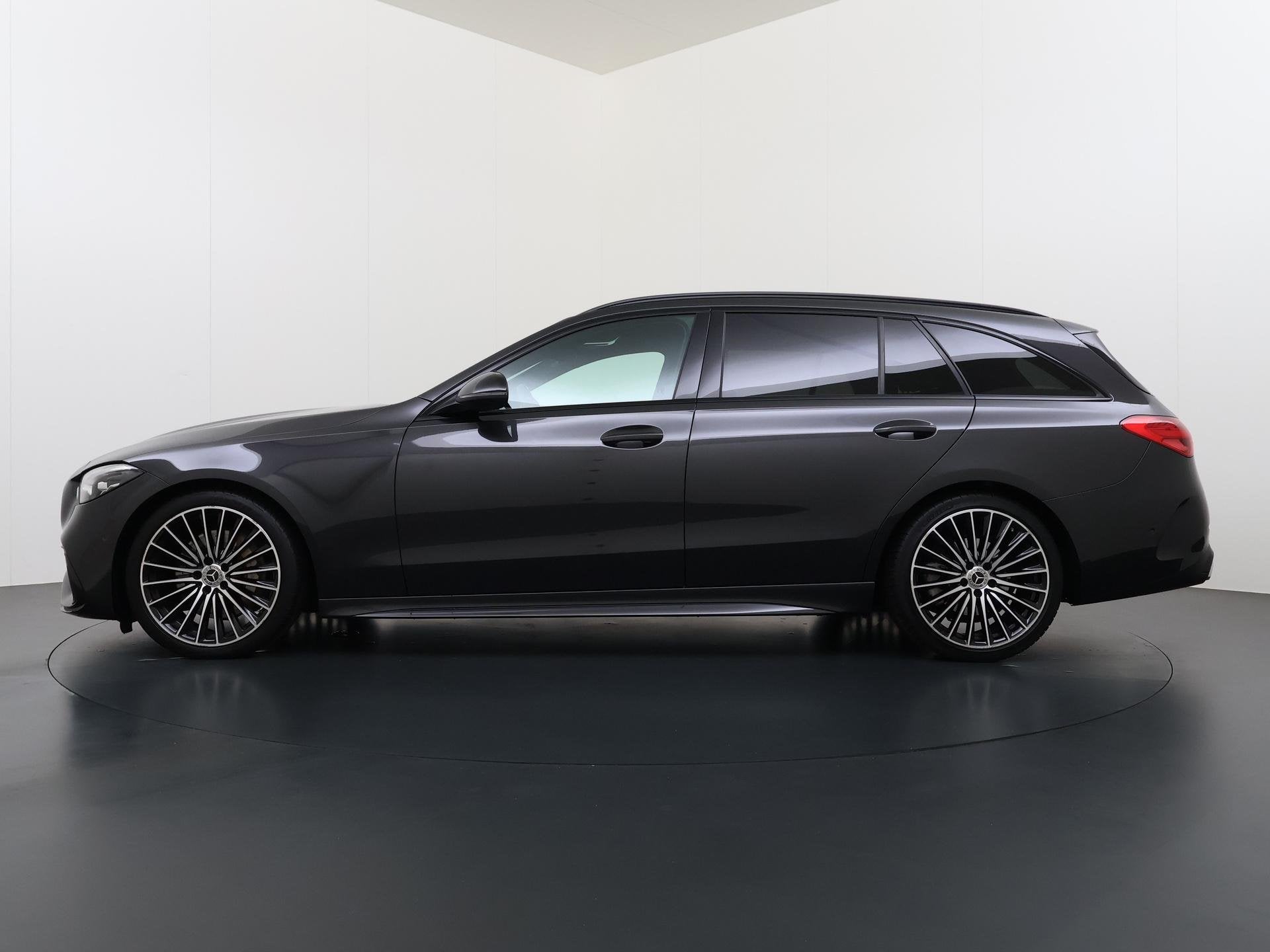 Mercedes-Benz C-klasse Estate 200 Launch Edition AMG Line |, Automaat, Leder en Stof, Origineel Nederlands, 204 pk